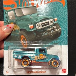 Hot Wheels Blue and Orange Die-Cast Model Car